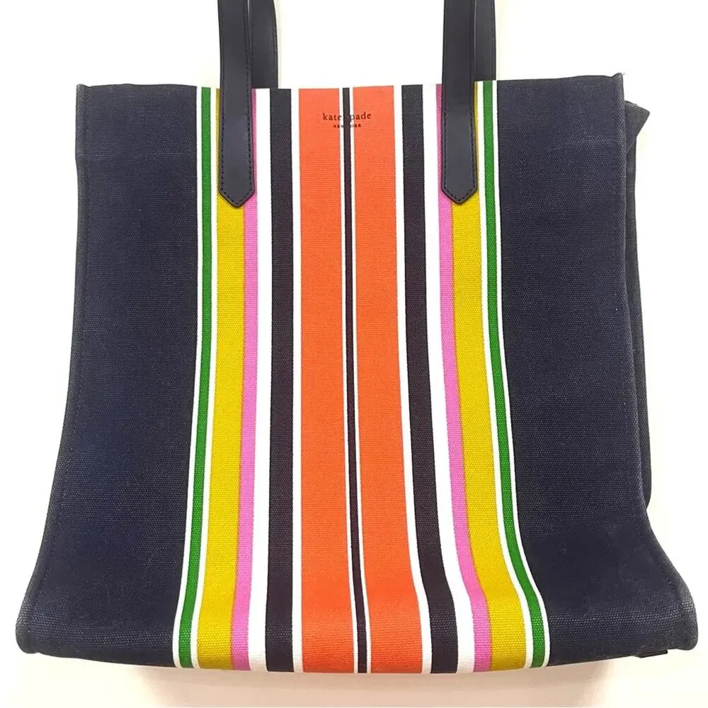 Kate Spade Kitt Large Striped Tote